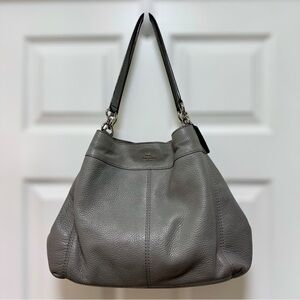 Coach Lexy Shoulder Bag | Style F57545 | Gray Pebbled Leather | 2017 ✨